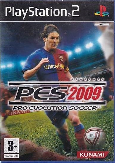 Pro Evolution Soccer 2009 - PS2 (Genbrug)